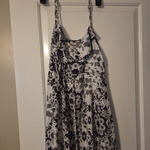 Mudd Monochrome Patterned Dress